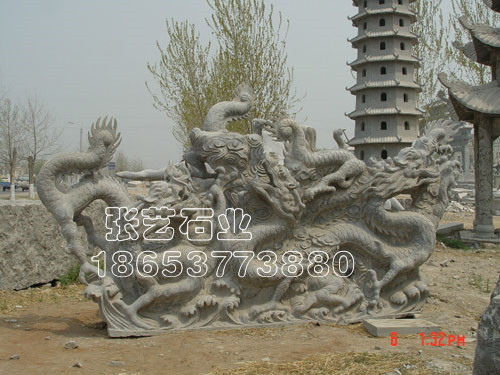 石雕动物