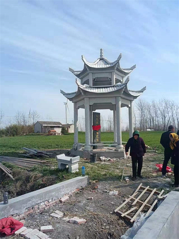 石雕凉亭